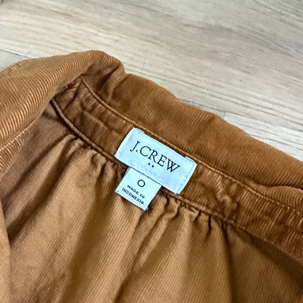 J.Crew Factory Collared Corduroy Mini Shirtdress - Picture 3 of 4
